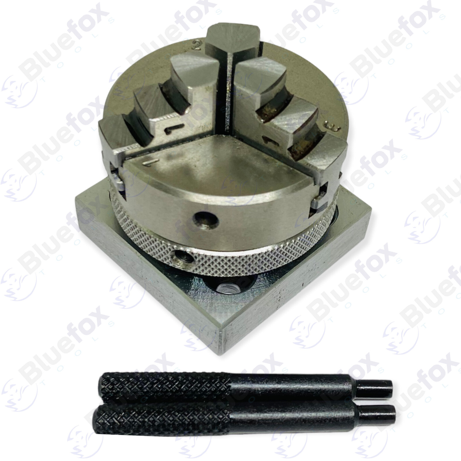 New Mini lathe Vertical Slide With 50 mm Dia 3 Jaw Self Centering Chuck on Plate