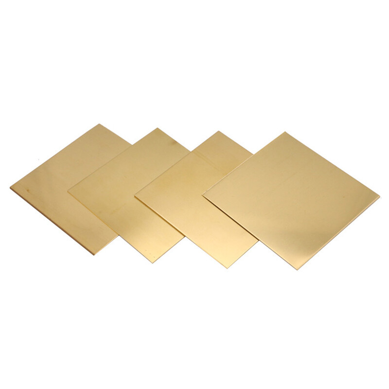Brass Sheet Metal Plate Thick 0.3-6mm Multi Sizes Cut Model Making DIY Crafts