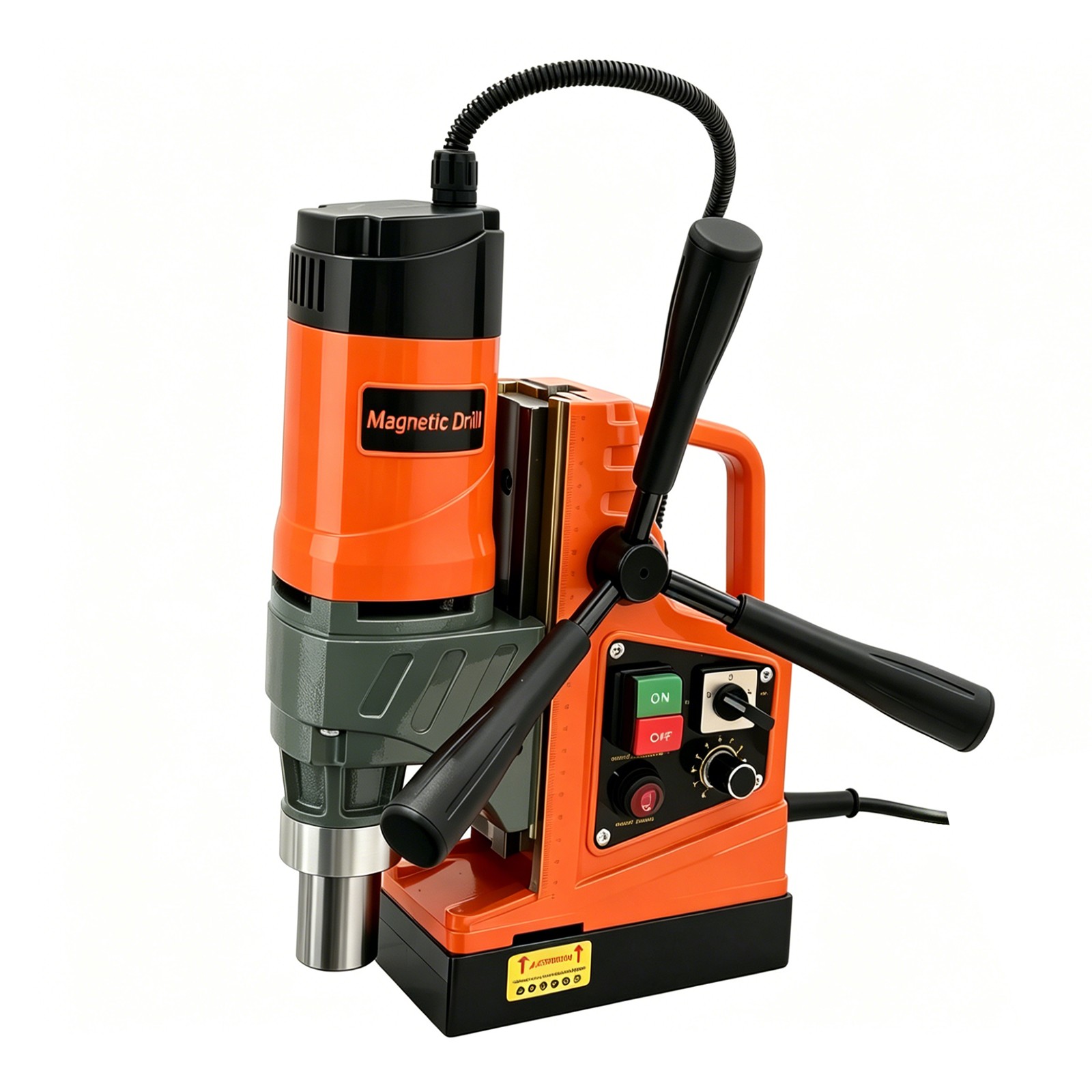 1450W Portable Magnetic Drill Press Mag Drill Machine with Annular Cutter Kit