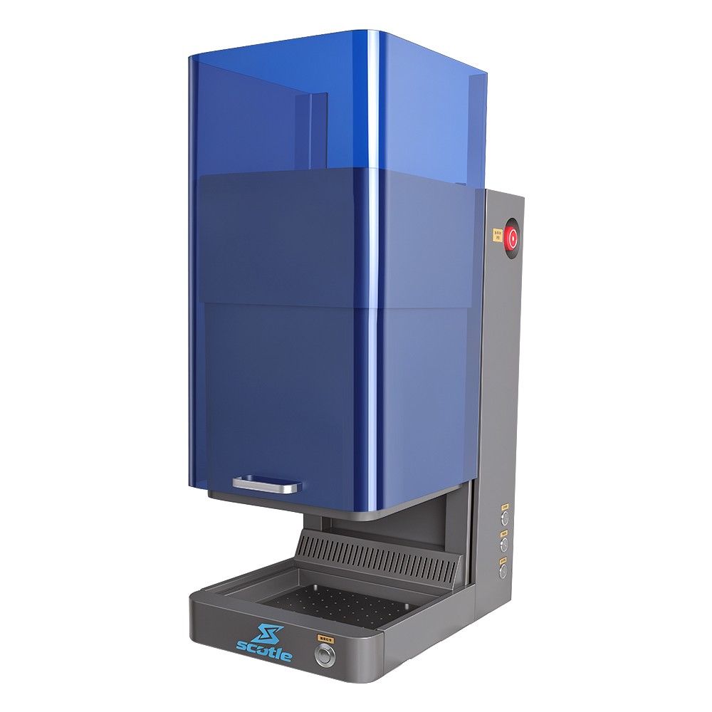 JPT MOPA 60W Fiber Laser Marking Machine Class 1 Metal Engraving with Ruida