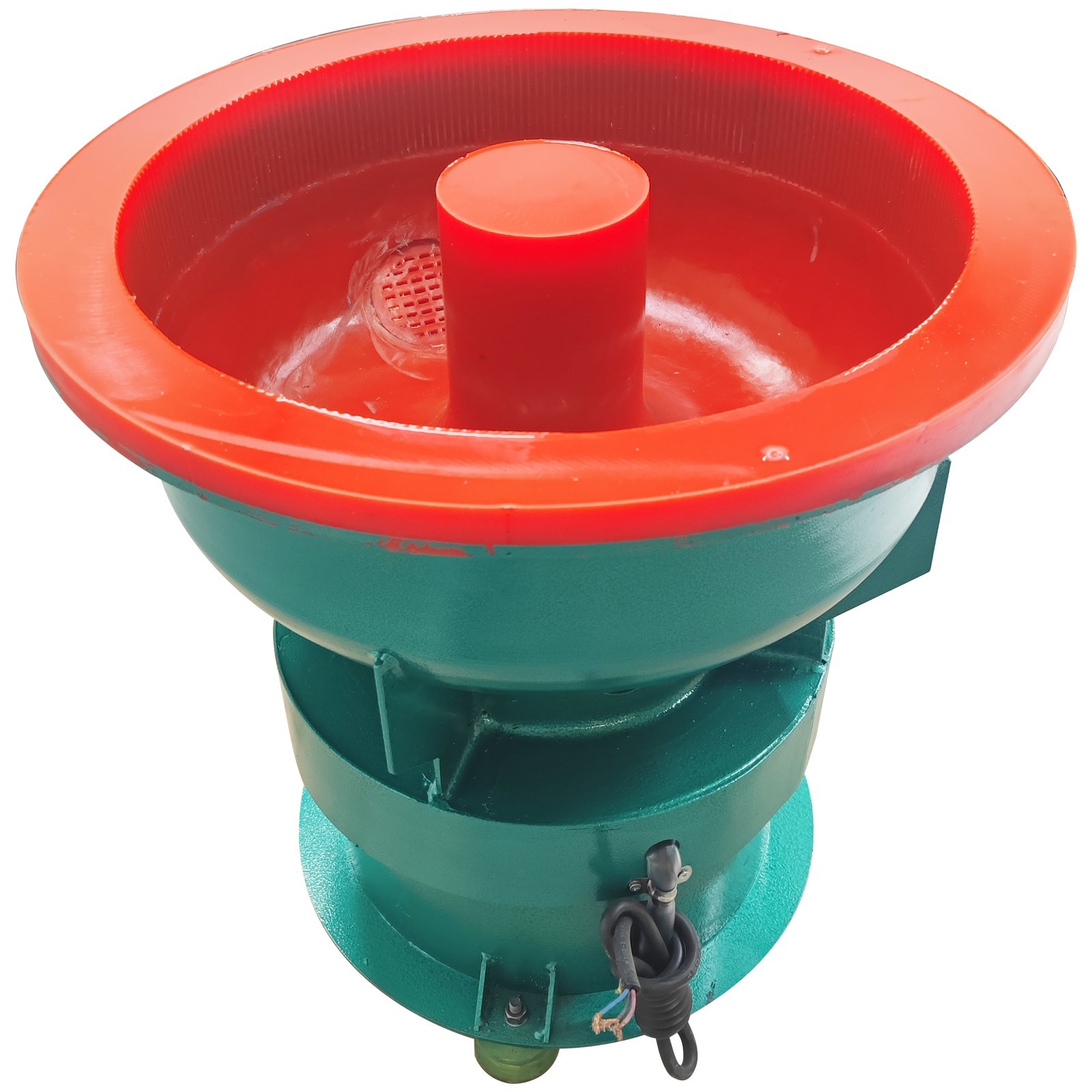 220V 60L Straight Opening Vibration Deburring Polishing Machine Metal Hardware