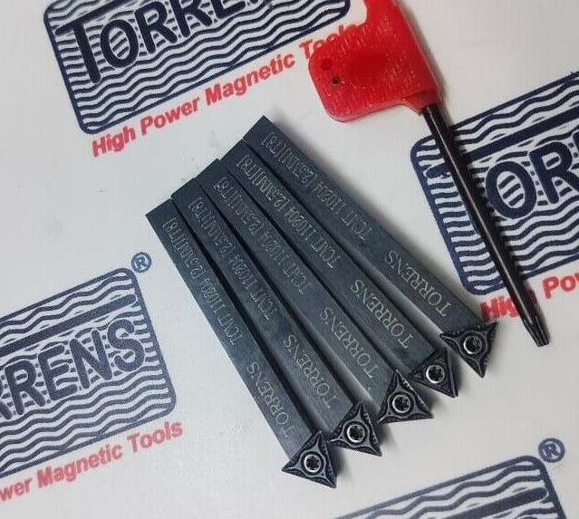 Indexable Carbide Insert Lathe Tools Combo 10mm – 3/8″ For Unimats Emcos Mifords