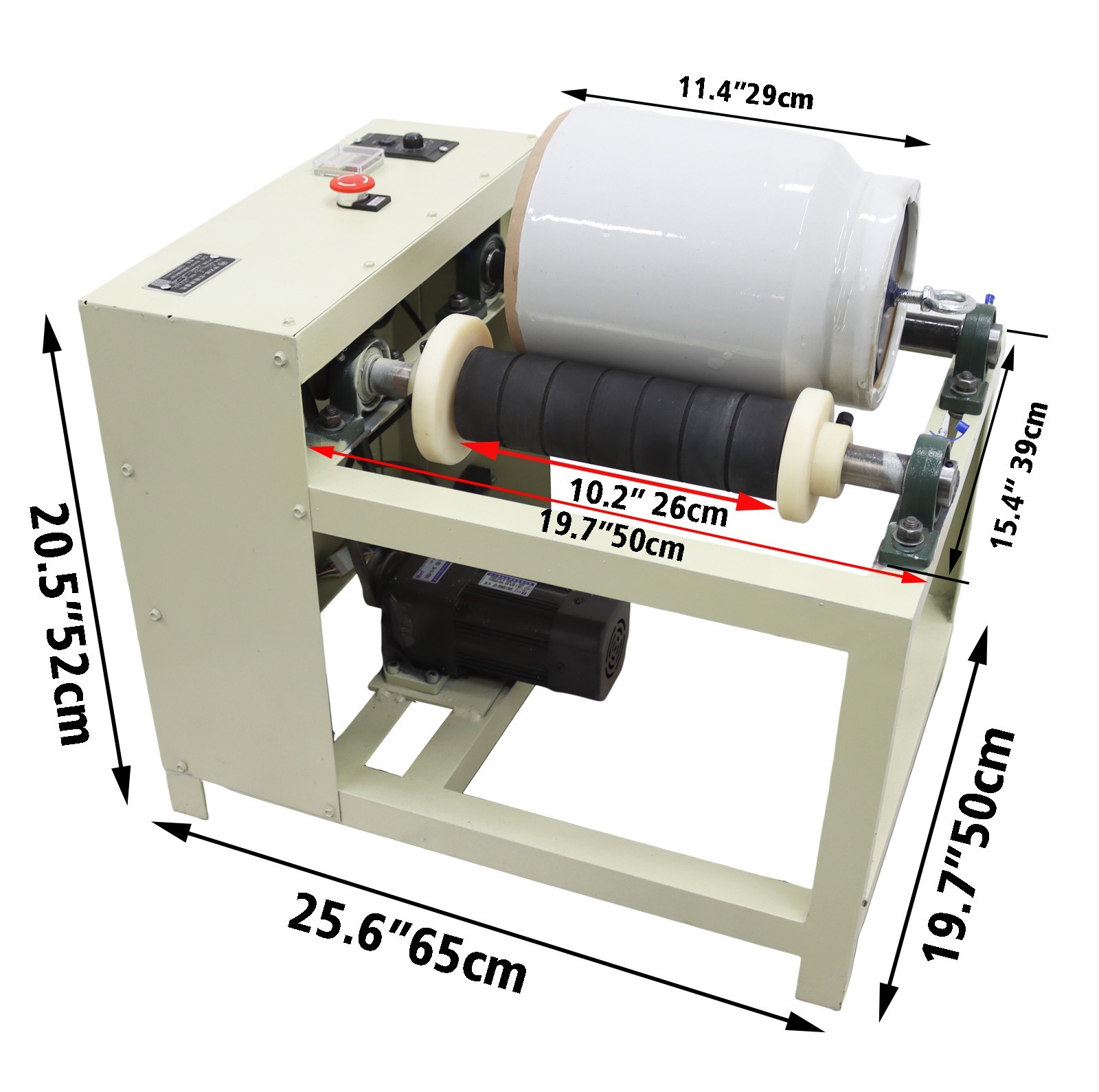 5L Laboratory Ball Mill Grinder 110V with 11 lbs Alumina Ceramic Milling Balls
