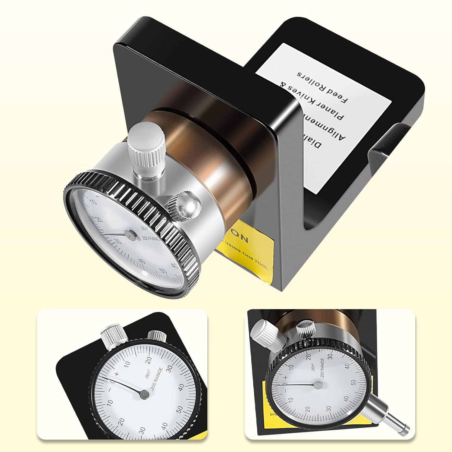 For Planers Dial Indicator 360 Degree Durable Powerful Magnetic Base W1218A
