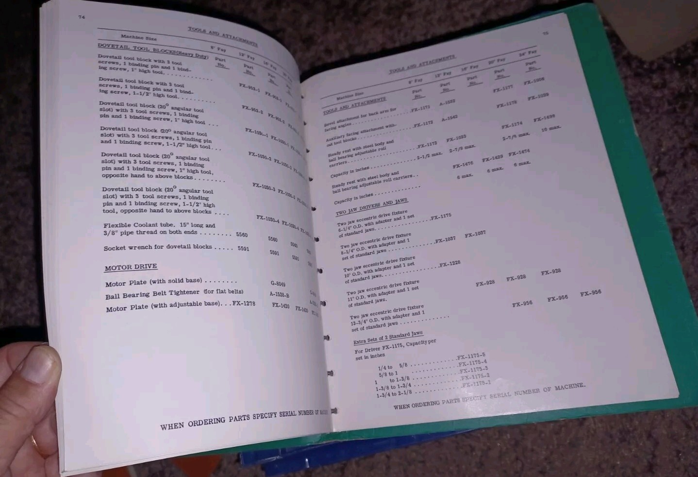 Jones & Lamson FAY Automatic Lathes Operating Instructions Manual ORIGINAL BOOK!