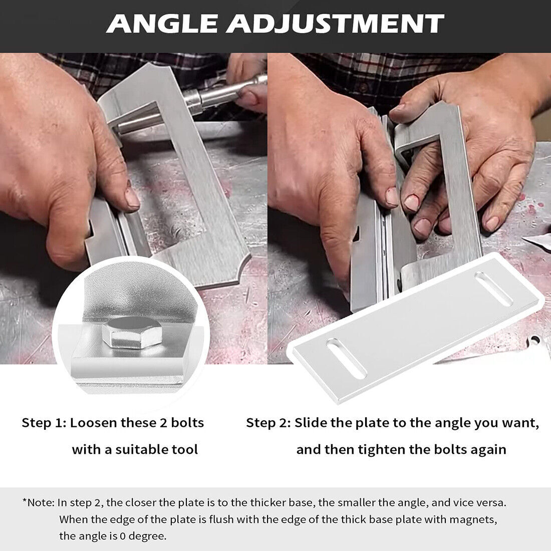 Knife Bevel Grinding Jig Adjustable Knife Making Belt Grinder Angle Grind Guide