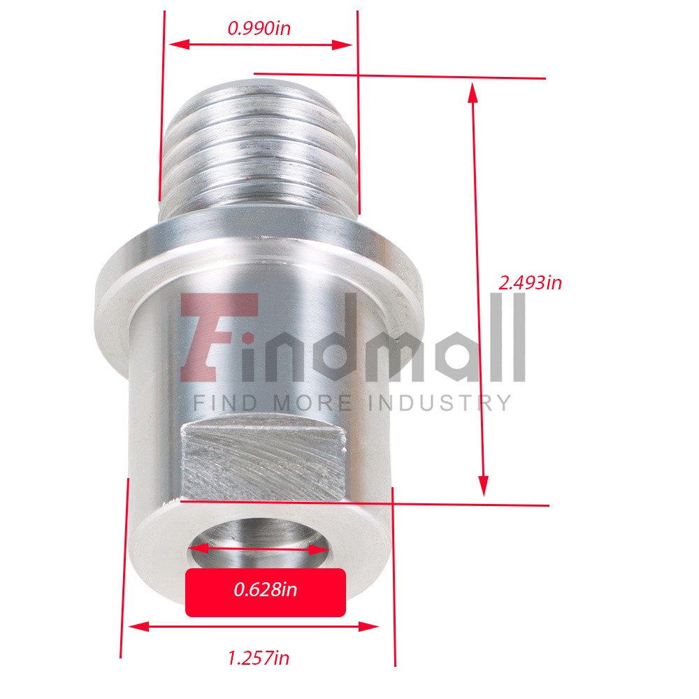 Lathe Headstock Spindle Adapter 5/8″ Shopsmith to 1″ x 8tpi