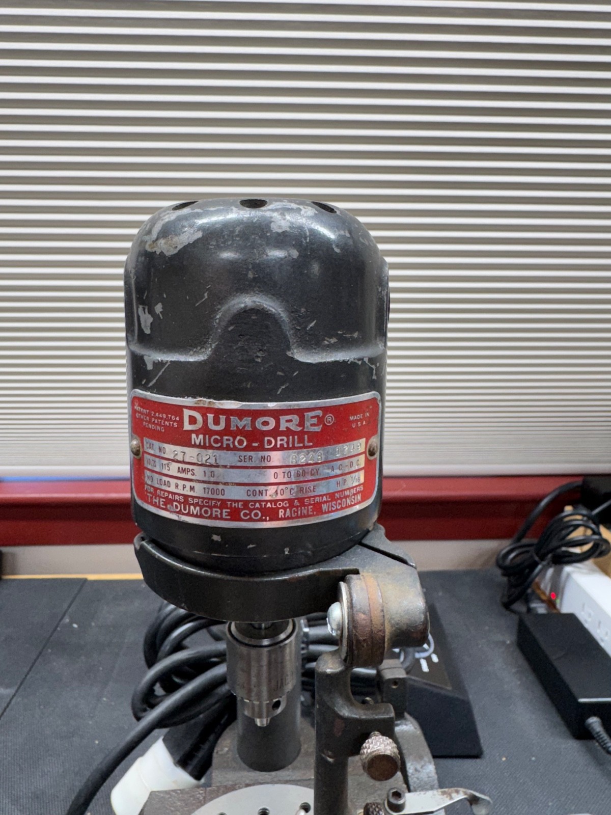 Dumore Sensitive Drill Press