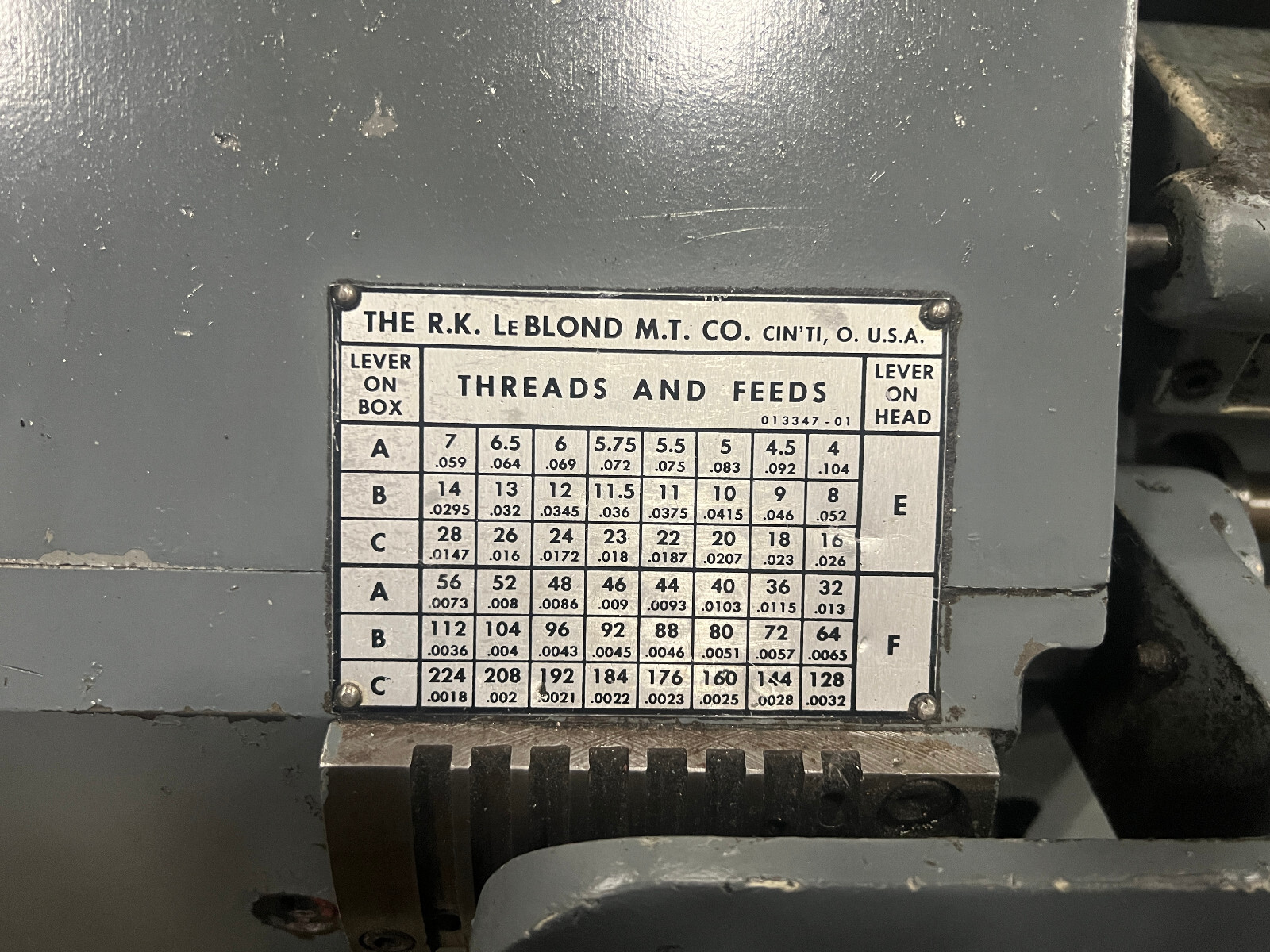 15″ X 30″ LEBLOND REGAL ENGINE LATHE, COLLET CHUCK, (2) – 8″ 3 JAW CHUCKS, 4 JAW