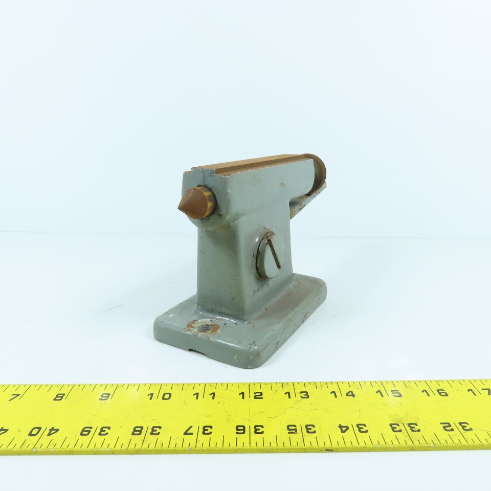 Unknown Make/Model Lathe Tailstock W/Dead Center 4″ Centerline Quick Release