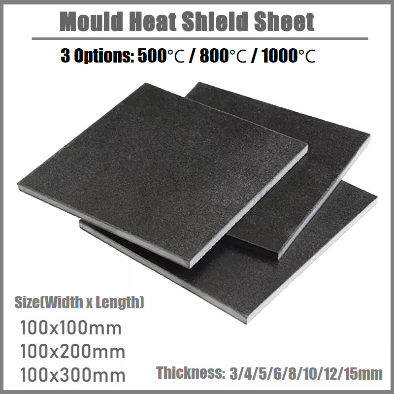 Mould Heat Shield Sheet Thermal High Temp Insulation Fire Board 500℃ – 1000℃