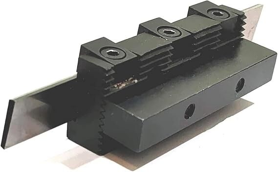 Adjustable T-Parting Cut off Holder w/Blade for Lathe Machine Tool