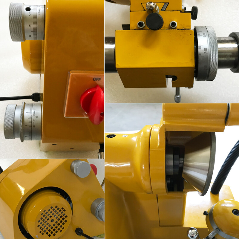 Enhanced 5C Universal Cutter Grinder Machine W/5 Collet 5200RPM Speed Sharpen