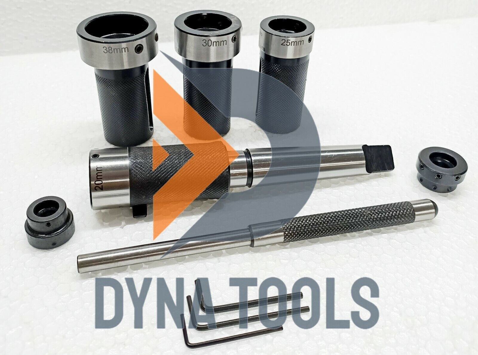 Lathe Tailstock Die Holder 10x Set MT3 Shank Holds 6 Metric & 4 Imperial Dies