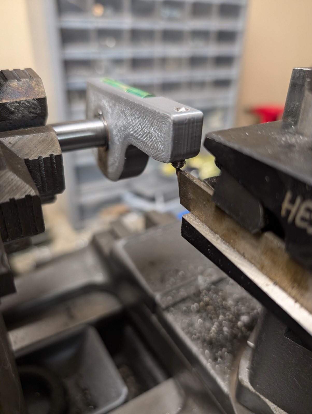 Pro Lathe Gage tool post cutter gauge level center height setter Heavy Duty