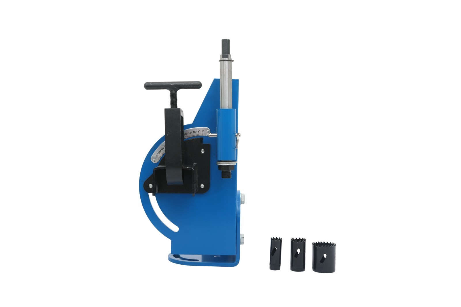 2″ Pipe/Tubing Notcher w/3 Hole Saws (3/4″,1″,1-1/2″)