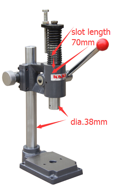 KAKA Industrial AP-2S Arbor Press, 2-Ton Adjust Press Height Jewelry Tools