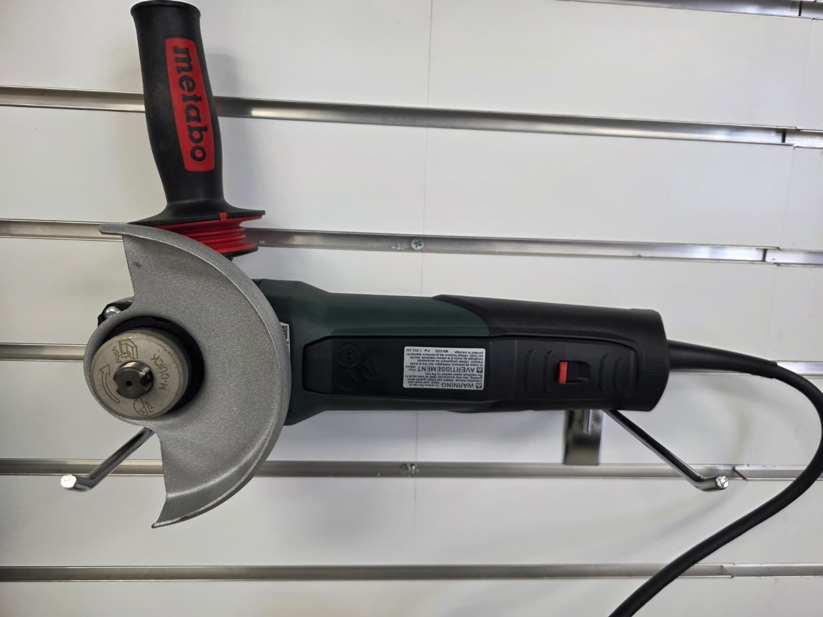 Metabo WP 13-125 Quick 4-1/2″-5″ Corded Paddle Switch Angle Grinder – 603629420