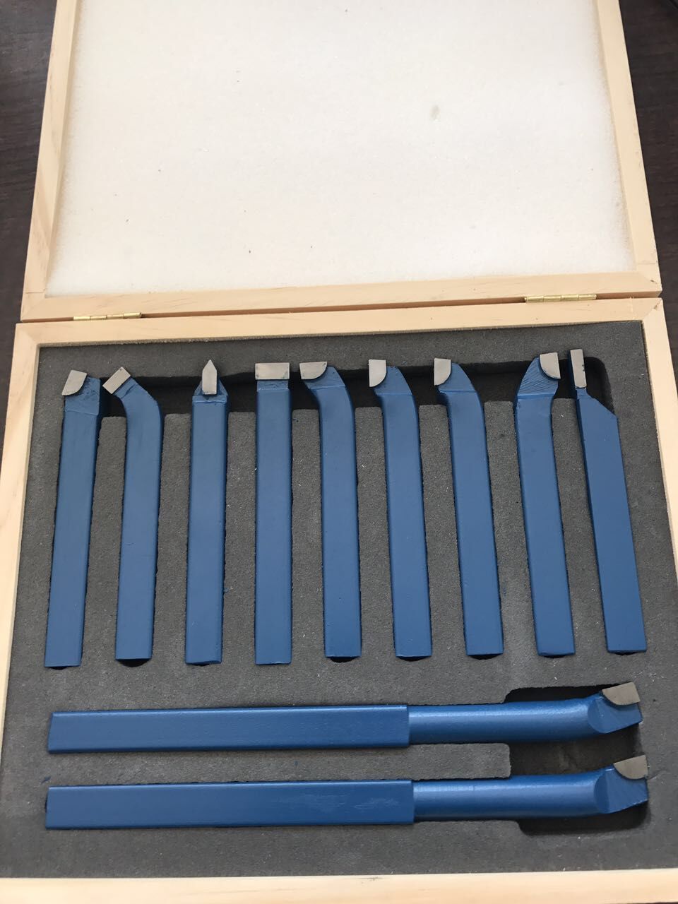11Pcs 1/2” Carbide Metal Tool Knife Set for Mini Lathe Cutting Turning Tools
