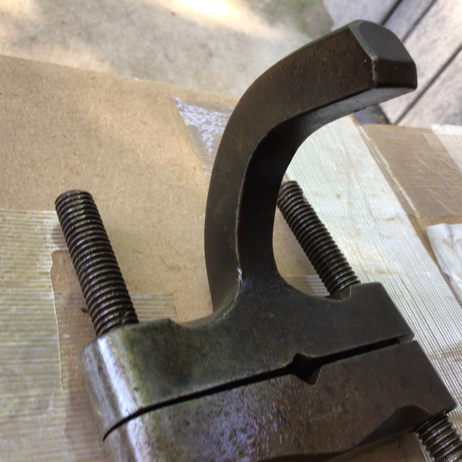 Clamp Gear Cutting, Lathe Dog, 2.75” Center To Center On Screws,