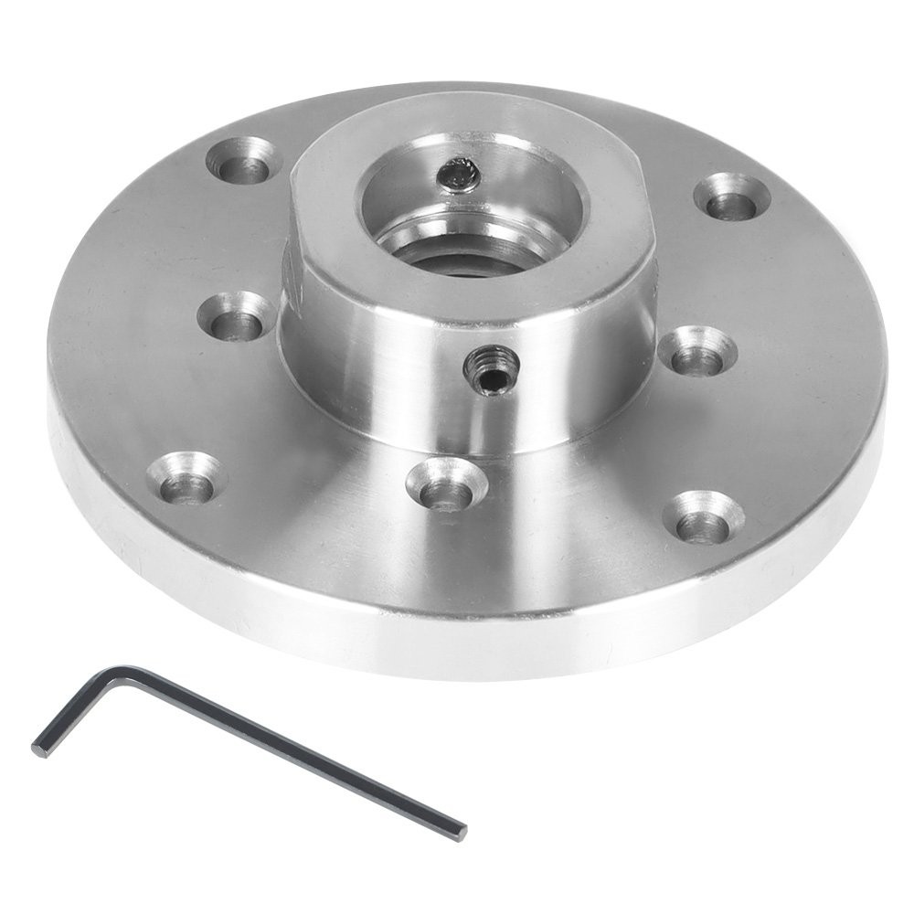 4″ Steel Wood Lathe Face Plate 1″ X 8tpi Threaded With Locking Set
