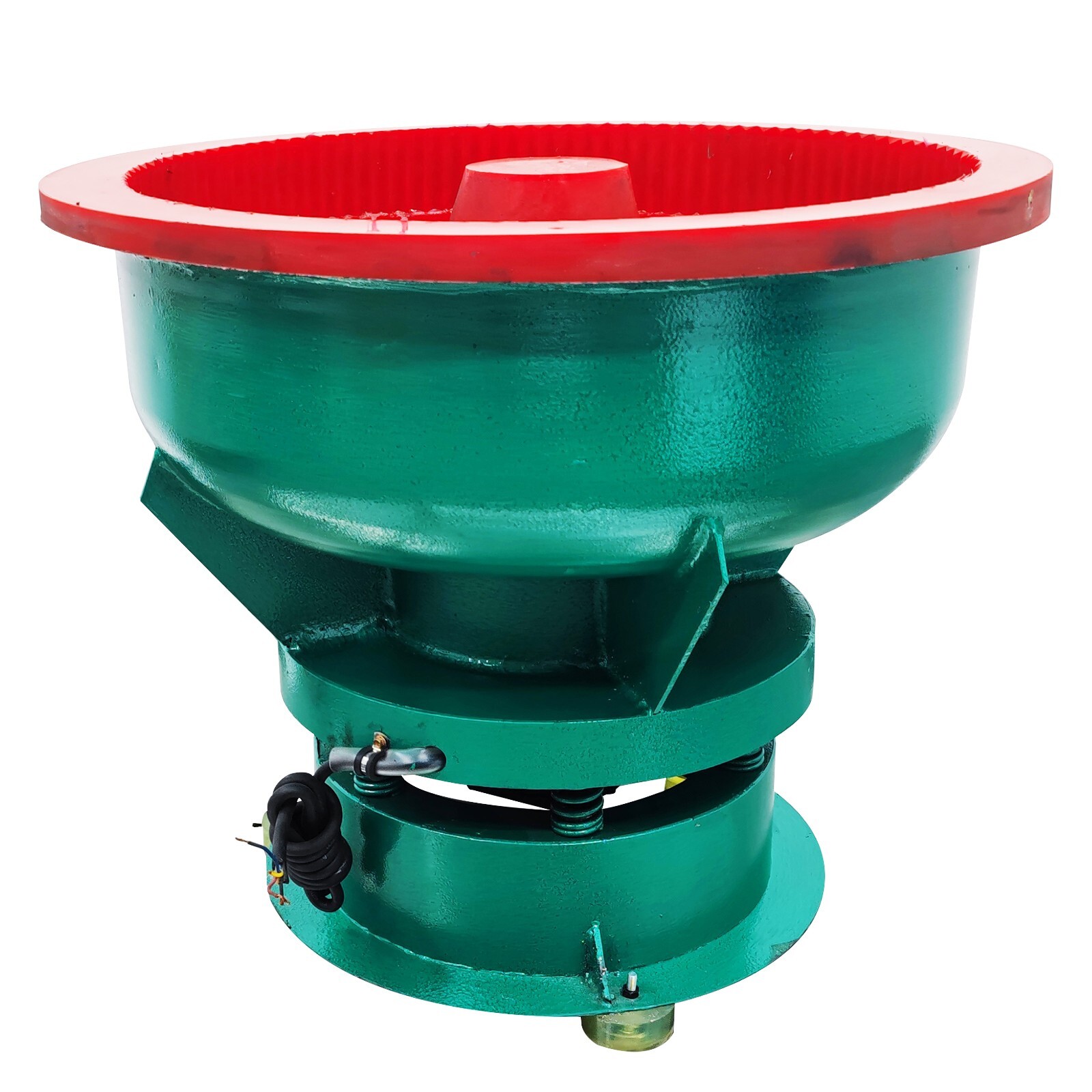 220V Vibration Deburring Polishing Machine Hardware Parts Rust Removal Polisher