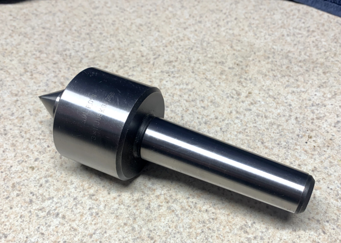 Machinist Lathe Tool: 3MT Live Center Triple Bearing Heavy Duty (NOS) Yugoslavia