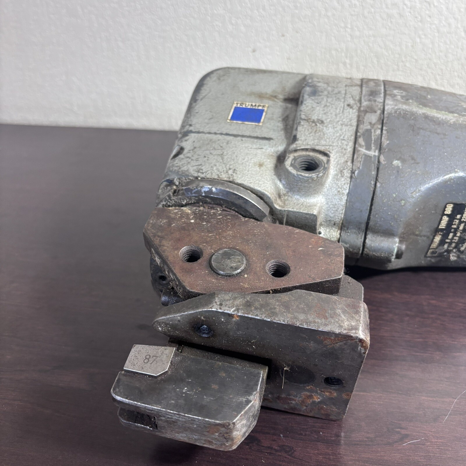 Trumpf THNP 800 Hand Held Pneumatic Air Nibbler Made In Switzerland