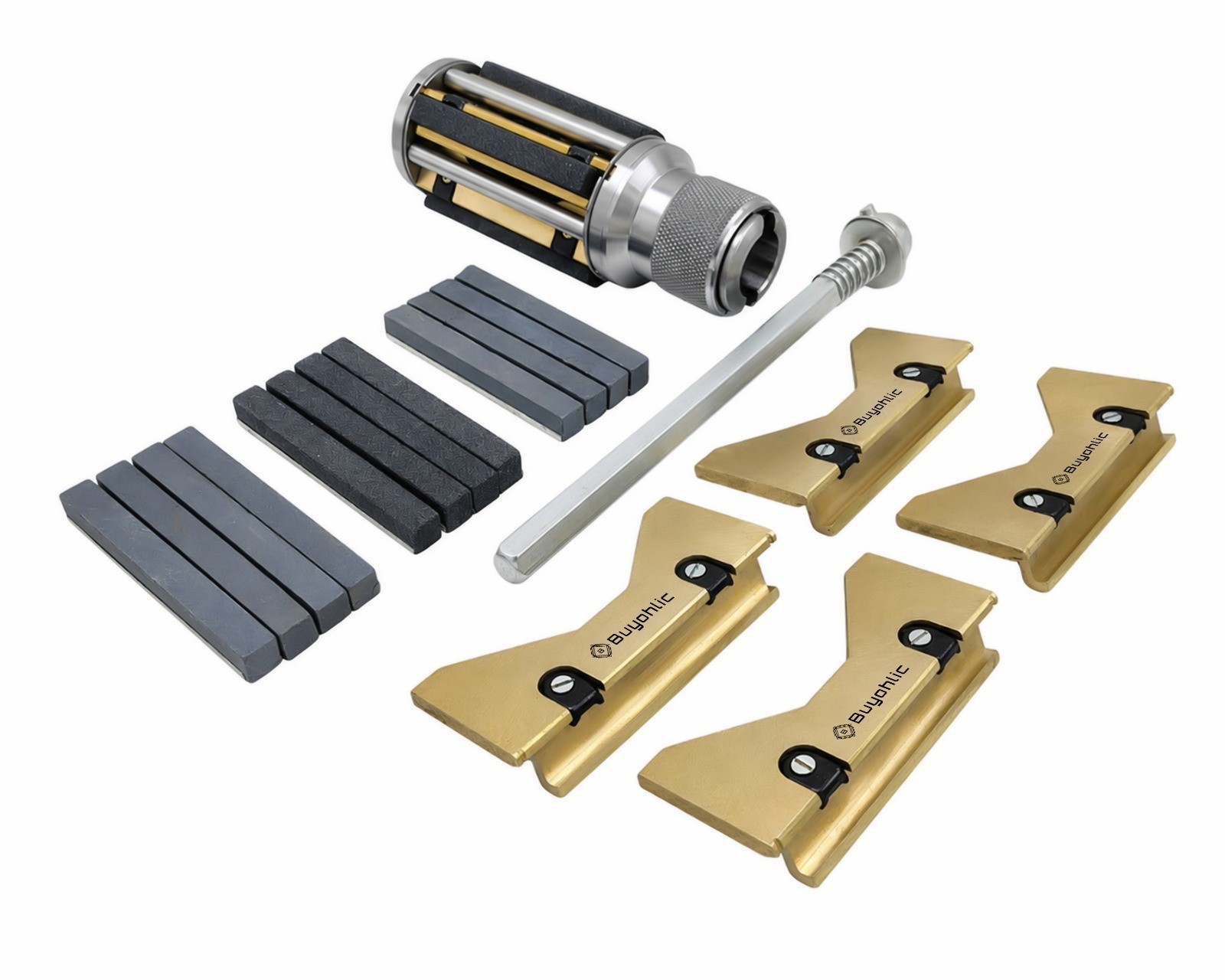 Adjustable Engine Cylinder Honing Machine Kit with Replaceable Abrasive Stones