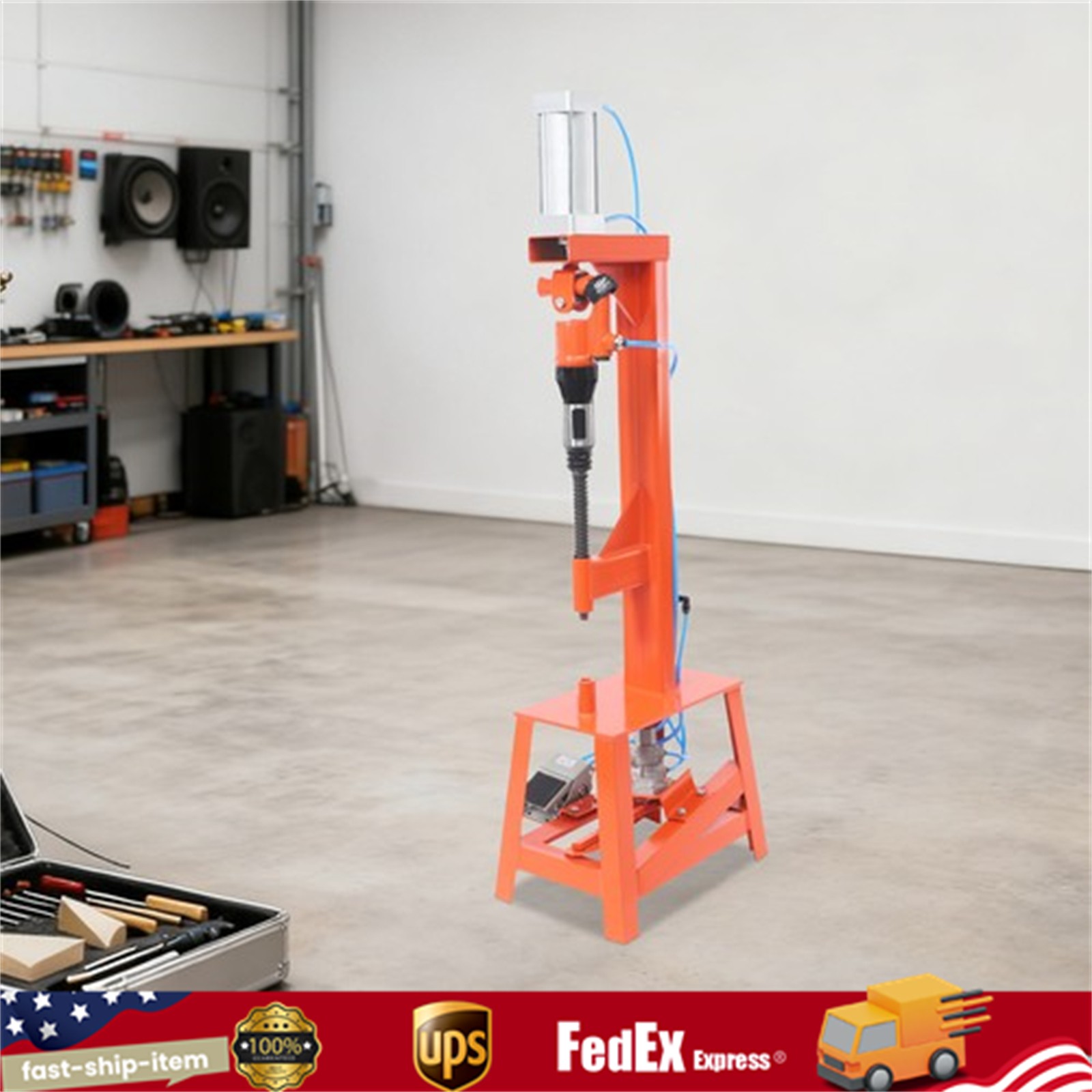 Pneumatic Brake Pad Riveting Machine Brake Shoe Riveting Machine Repair Tool US