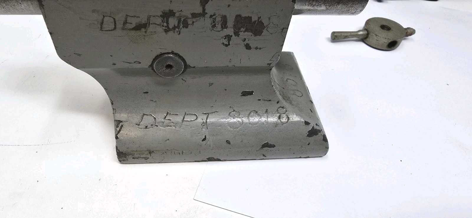Vintage US Navy F.W. Derbyshire Electric Lathe Parts And Pieces Incomplete 10mm?