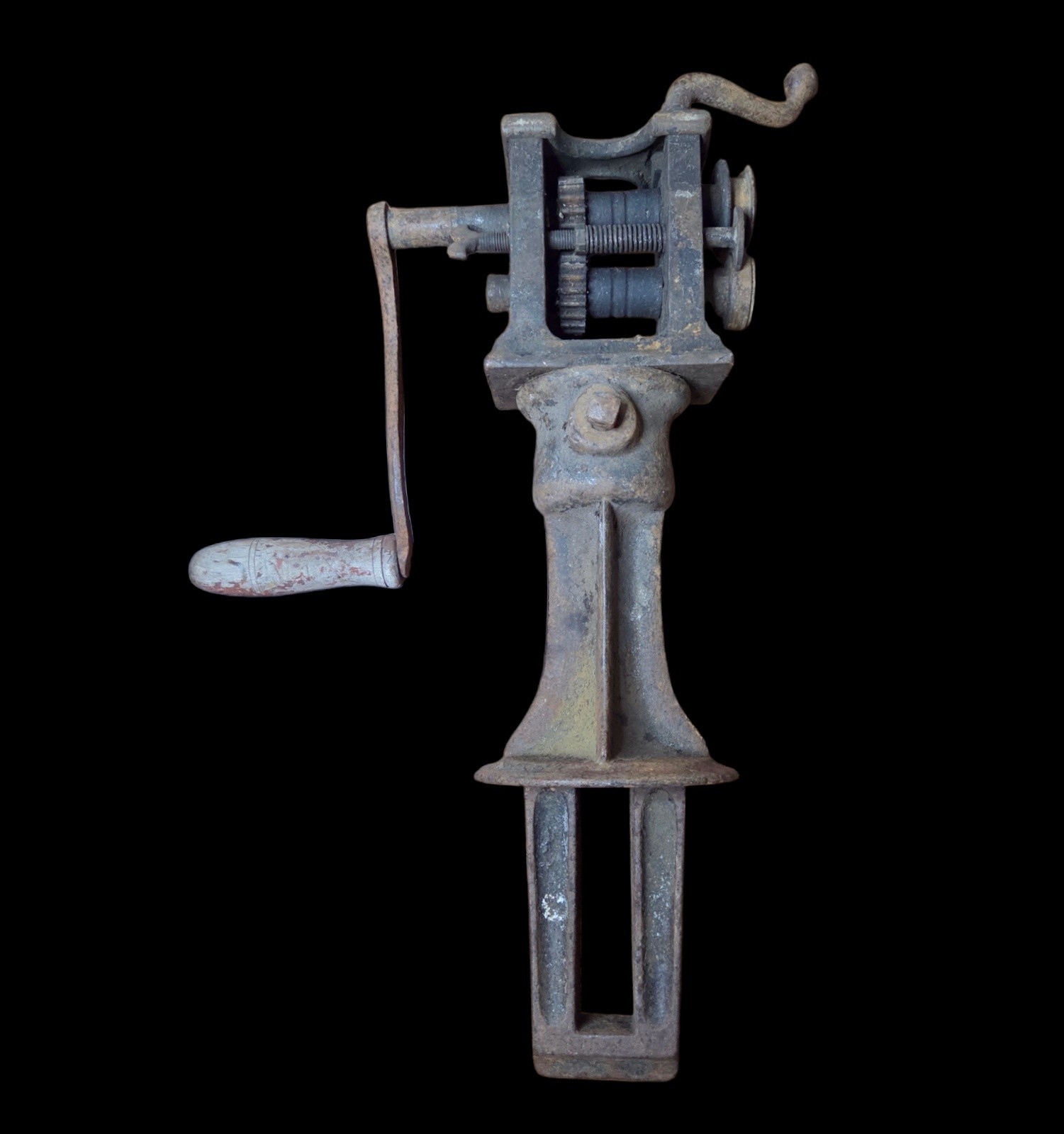 Antique Tinsmith Crimping Beading Machine Hand Crank Sheet Metal Industrial Tool
