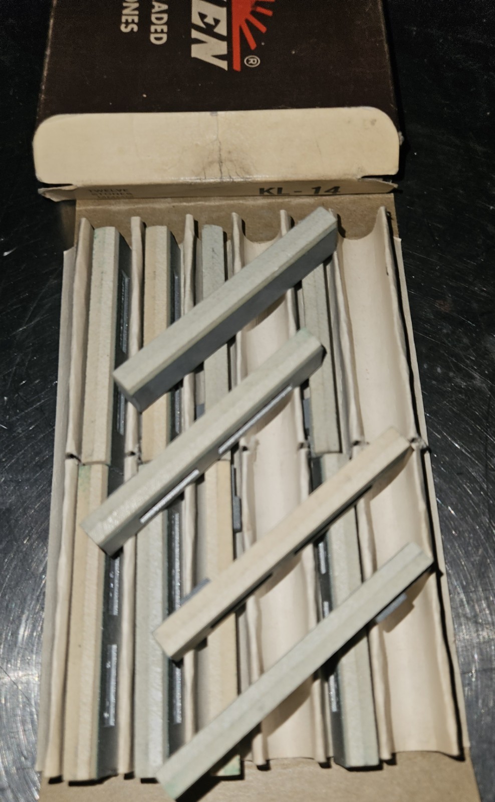 SUNNEN GENUINE KL-14 Precision Honing Stone Set Of 12 Fast Shipping From US 🇺🇸