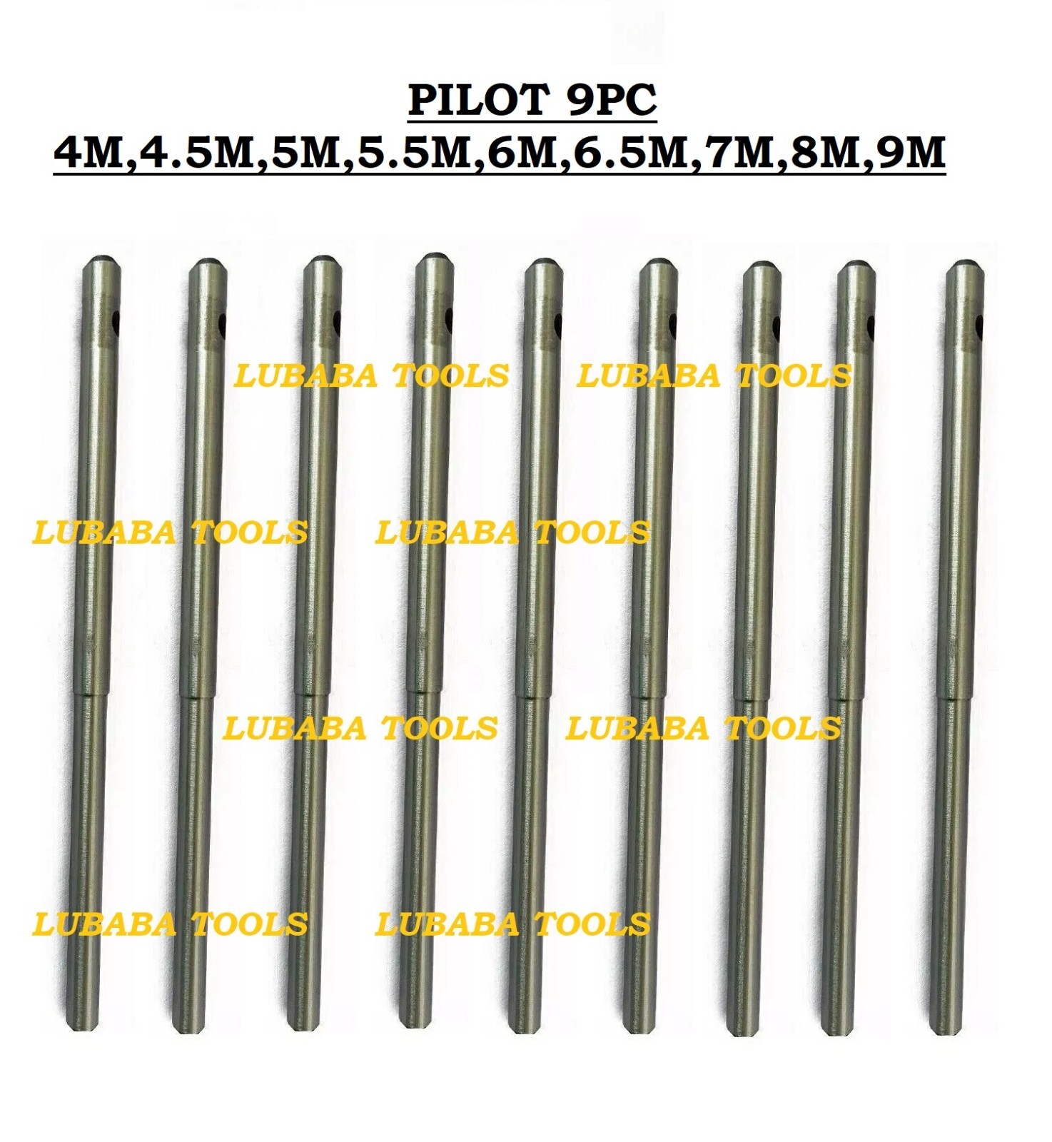 Valve Seat Grinding Pilot Set of All Sizes Sioux And Black and Decker 4mm 5/16″