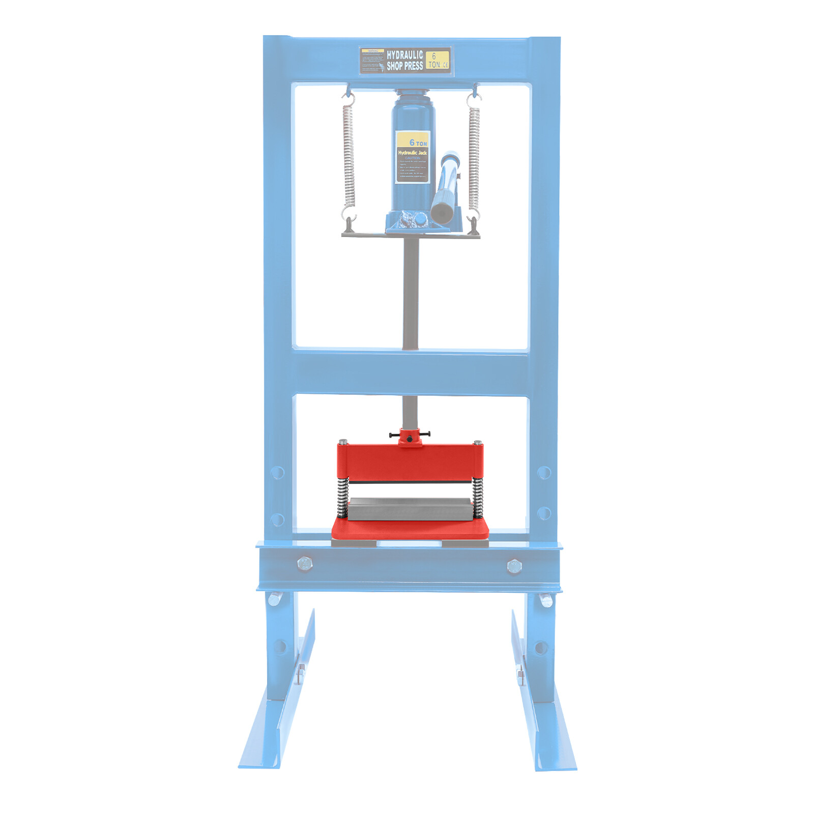 14.5*7.5*9.25in Red 45#Steel Press Brake Attachment For Hydraulic Shop Presses