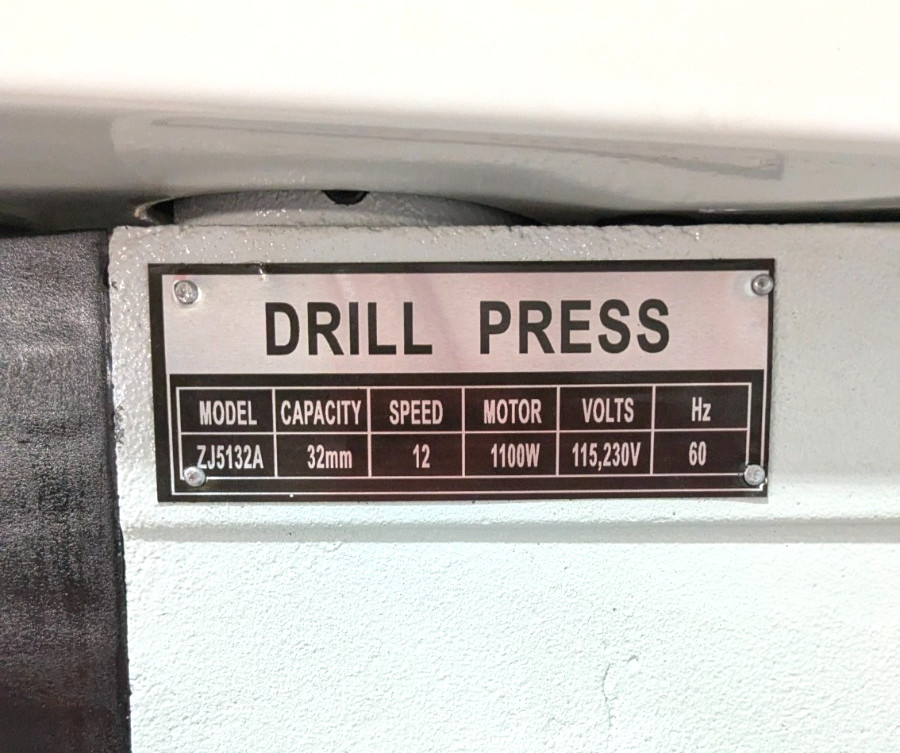 Enco Drill Press 20" 115V 1.5HP 12 Speed ZJ5132A *Incomplete Scratch &am