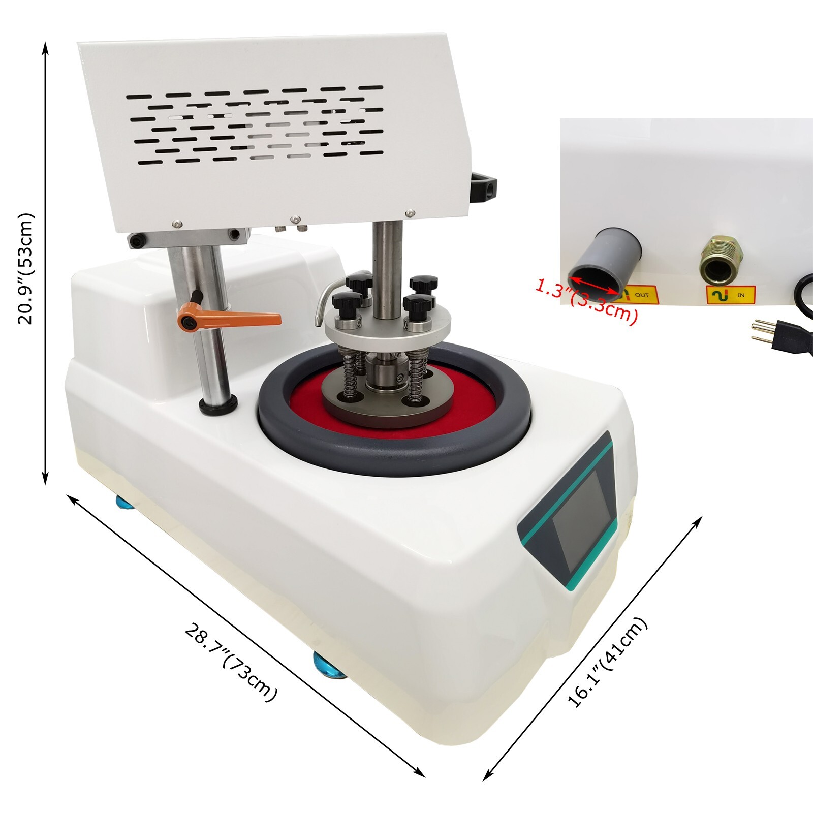 Automatic Metallographic Sample Grinding and Polishing Machine Desktop 110V