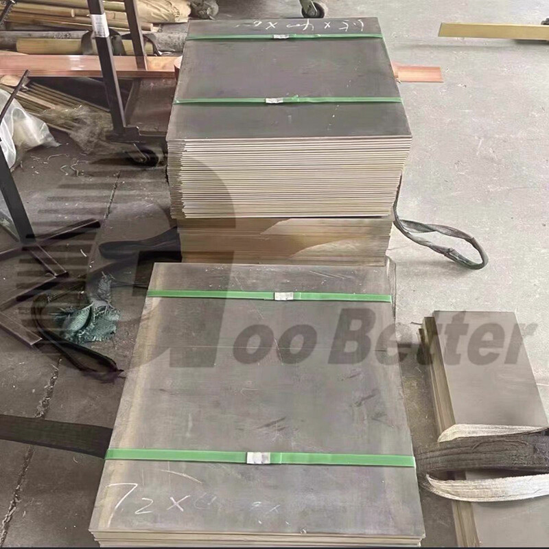 Aluminum Bronze Sheet Plate ZCuAl03Sn09 Metal Panel 100x100mm, 6mm-40mm Thickess