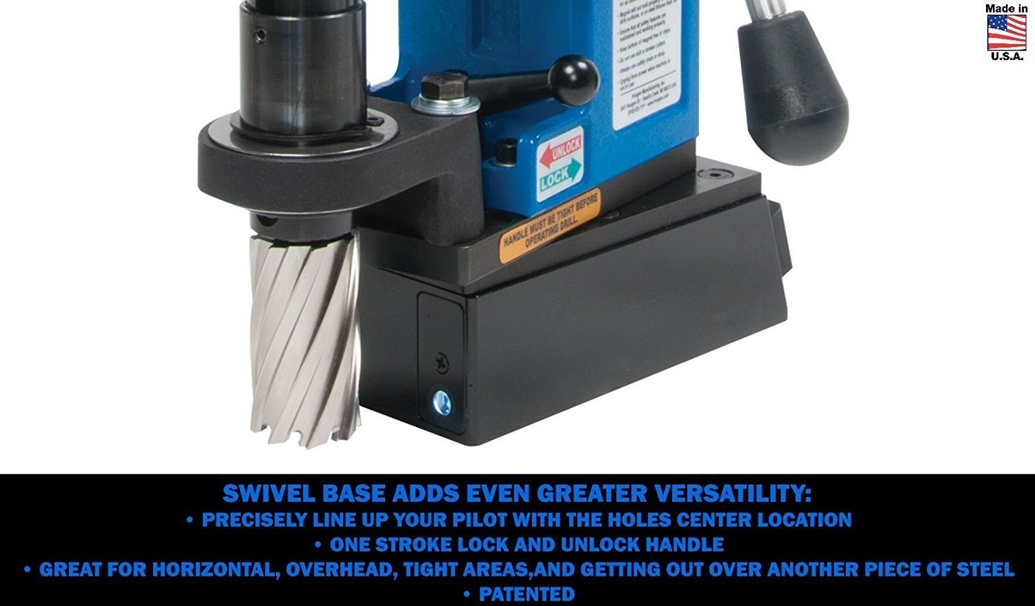 Hougen HMD904S Swivel Base Magnetic Drill 115-Volt **FREE GIFT WITH ORDER**