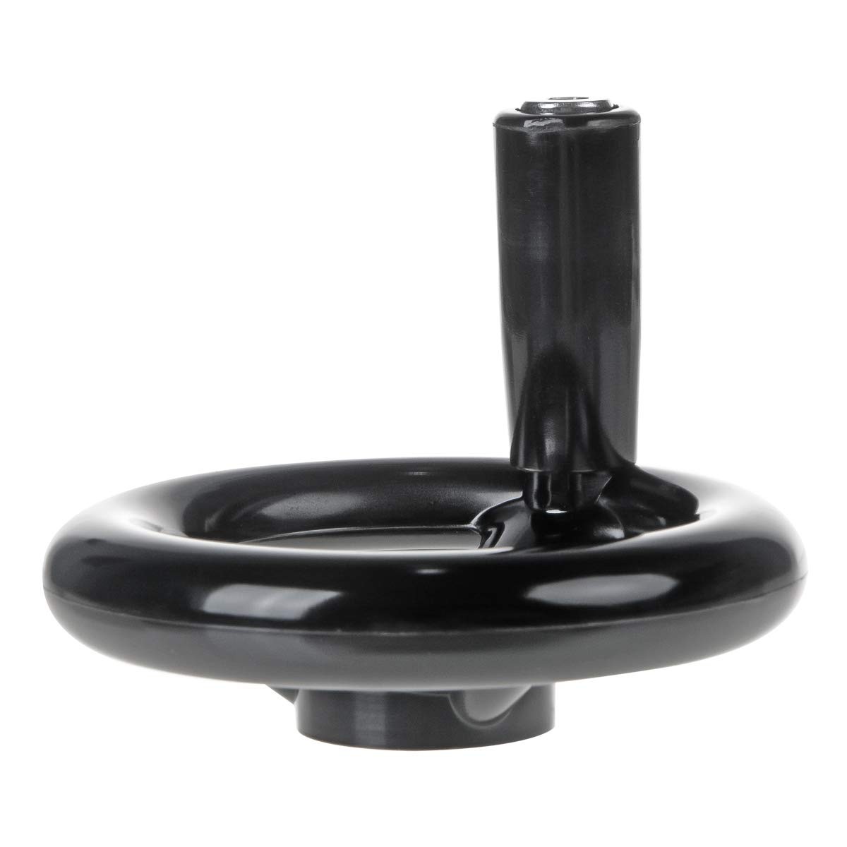 3.94” Hand Wheel Black w Revolving Handle 3 Spoked 12mm Hole Adjustment Roun…