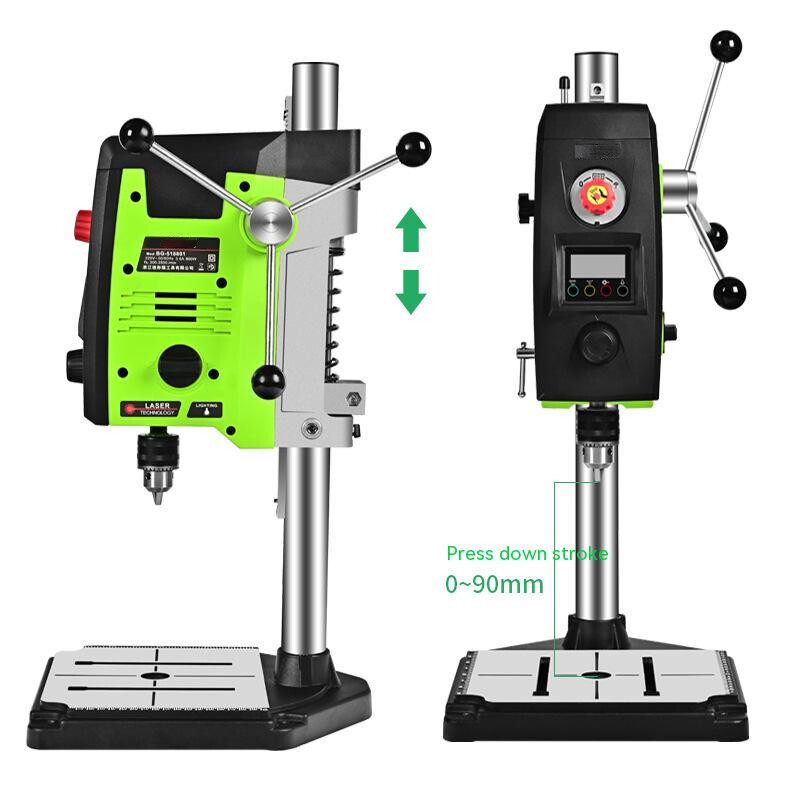 Digital Display Bench Drill 220V Industrial Grade Drilling and Milling Machine