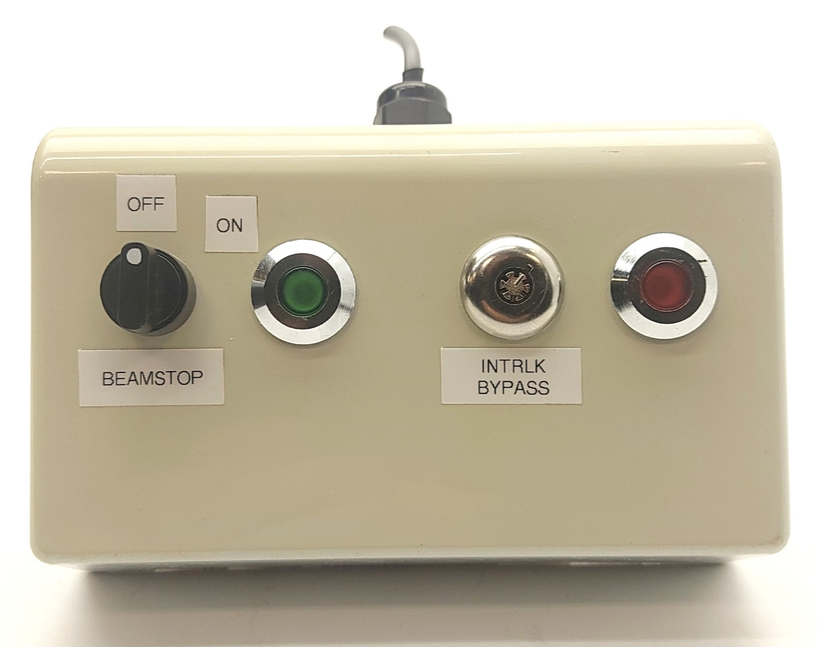 Resonetics LASER Control Panel, On/Off, Key Switch, Red/Green Lights *No Key*
