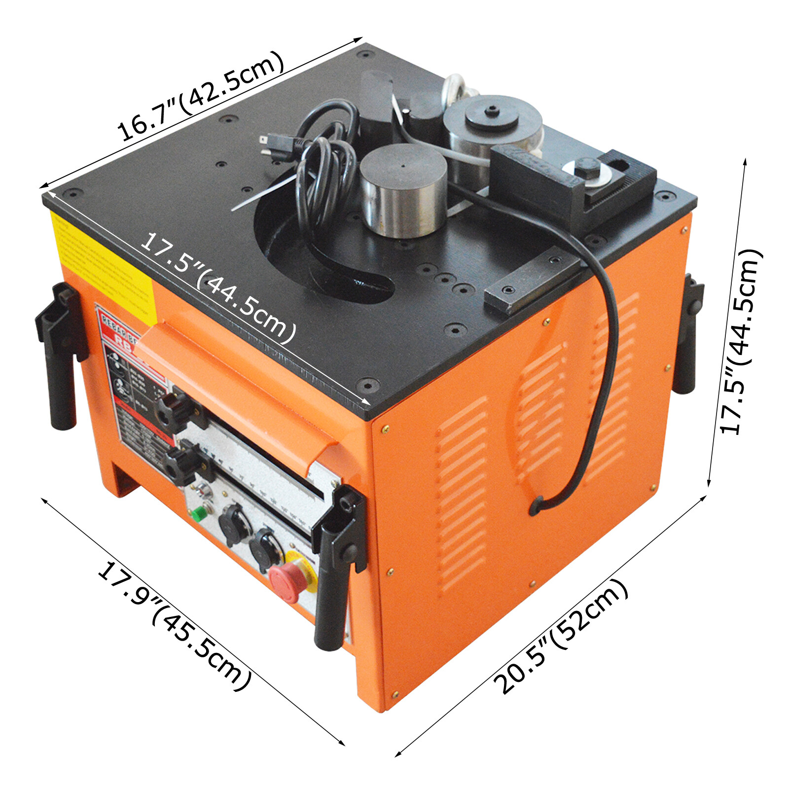 25mm Electric Rebar Bender Bending Machine 110V 1700W with Foot Switch RB-25