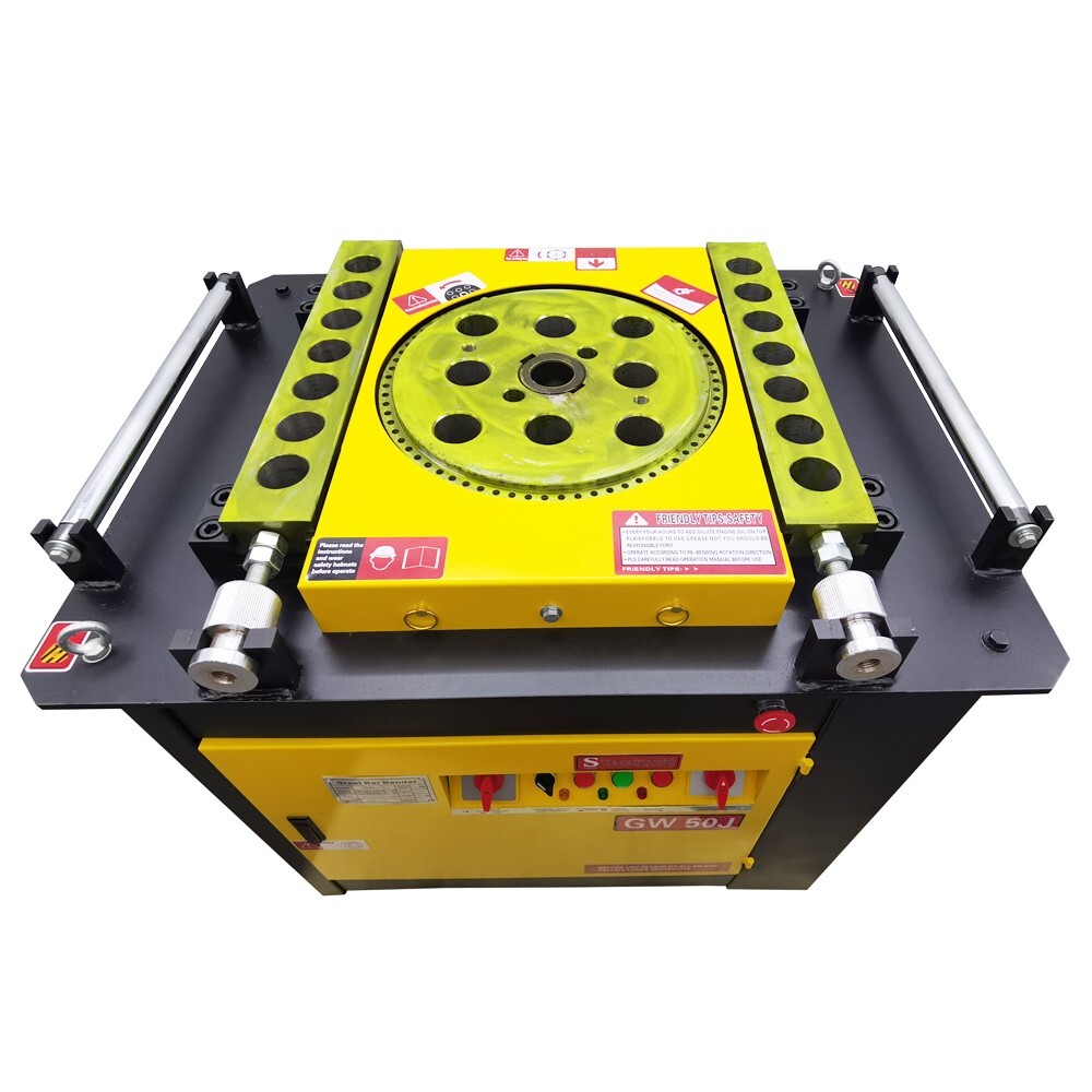 220V Electric Steel Bar Bending Machine Large Automatic Hoop Bender GW50J Model