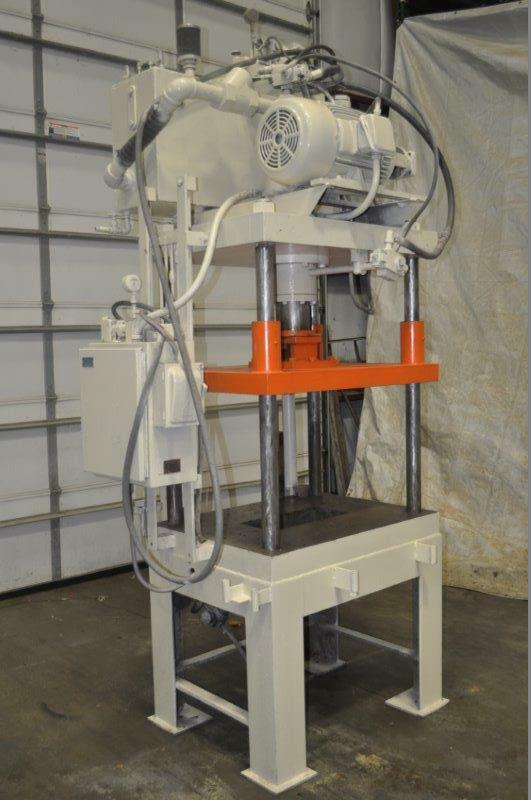 30 TON MODERN HYDRAULIC TRIM PRESS 12″ STROKE 29″ DAYLIGHT 6″ MAIN CYLINDER DIAM