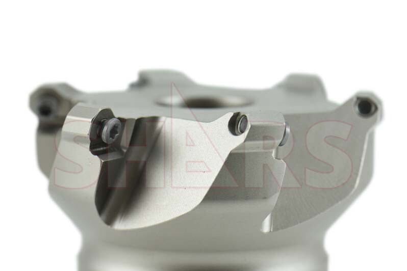 Shars 3″ 45° Indexable Face Mill for OFKT Insert 6 Flutes 2 OAH NEW P}