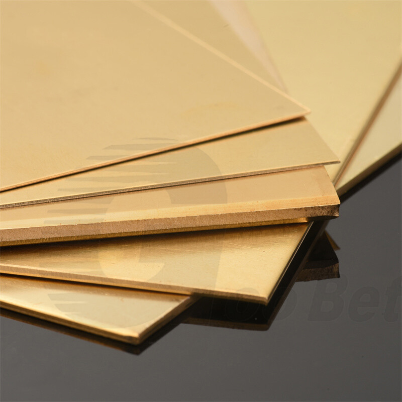 Flat Solid Brass Sheet Plate Panel 0.5 0.8 1 1.2 1.5 2 2.5 3 4 5 6 mm Thickness