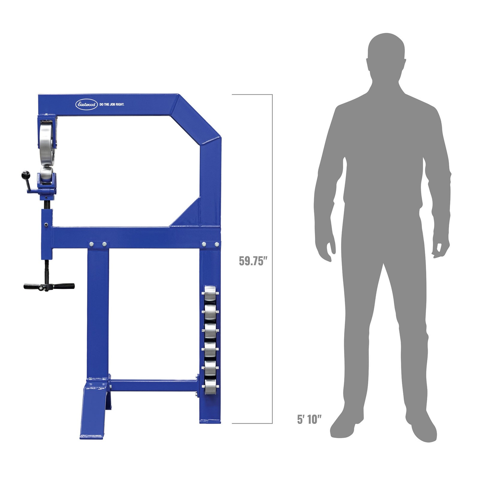 Eastwood English Wheel Metal Forming and Fabrication with Floor Stand and Anv…