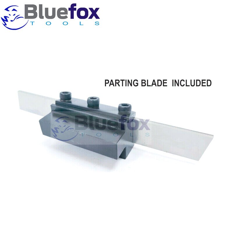 Lathe Clamp Type Parting Cut Off Tool Holder 12mm Shank With HSS Blade 3/4″