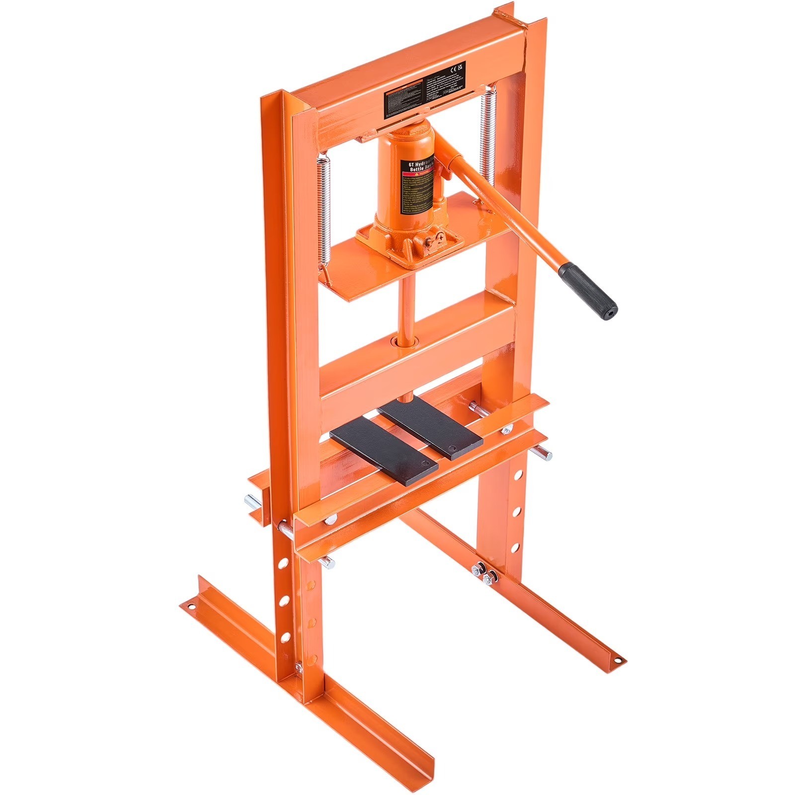 Hydraulic Workshop Press, 6 Ton H-Frame Hydraulic Mechanic’s Floor Press